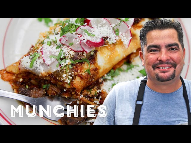 How To Make Chile Colorado Burritos with Aaron Sanchez