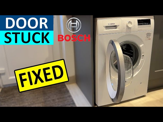 Bosch Washing Machine Door Stuck and How to Open it