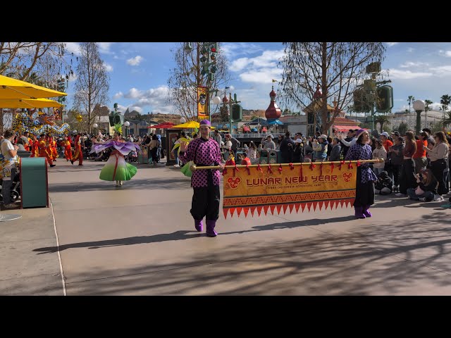 Mulan's Lunar New Year Procession 2025 4K - Year of the Snake - Disney California Adventure Park