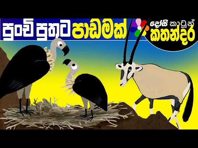 Kids Story in Sinhala -CIRCLES- Sinhala Children's Cartoon | Dosi Kathandara