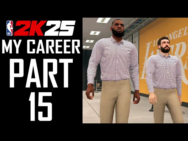 NBA 2K25 - My Career - Gameplay Walkthrough - Part 15 - "Twinning With LeBron (Most 50 Point Games)"