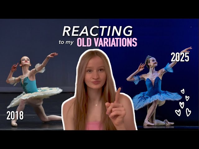 REACTING to my OLD DANCE VIDEOS #ballerina