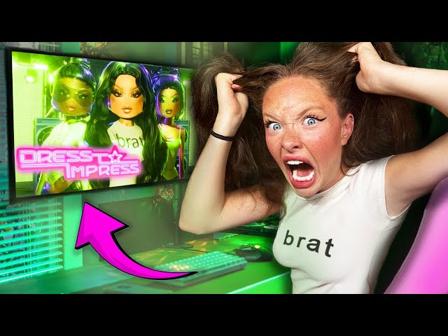 Is winning FIRST PLACE....IMPOSSIBLE!?! (Playing Roblox DRESS TO IMPRESS - BRAT Update)