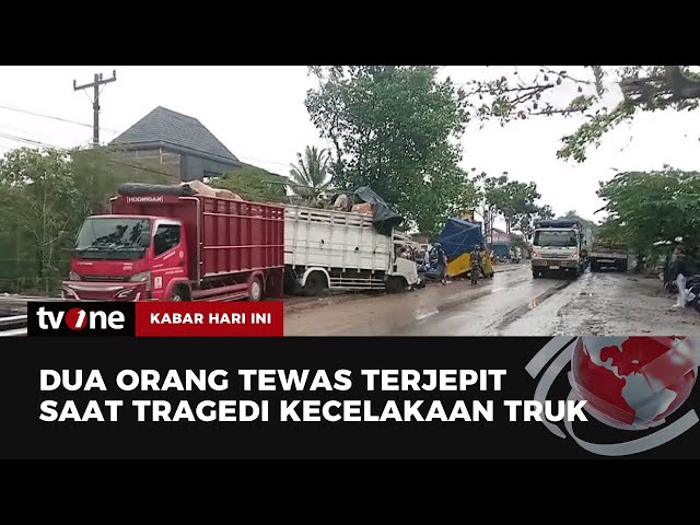 Kecelakaan Beruntun Tiga Truk di Banyumas Menewaskan 2 Orang | Kabar Hari Ini tvOne