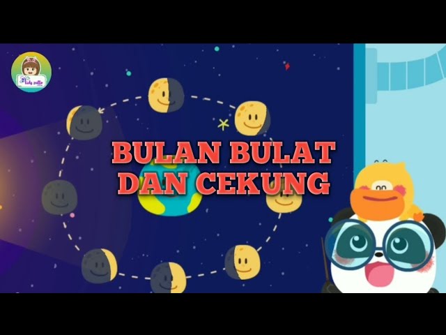 Mengapa bulan bulat dan cekung?? Begini penjelasan nya!! edukasi anak | BabyBus Indonesia