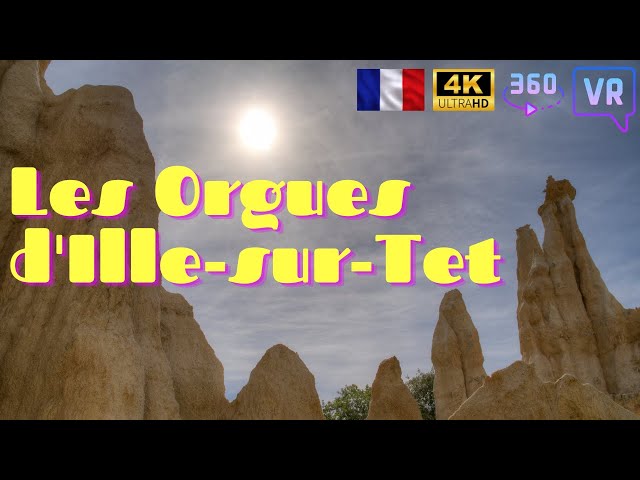 Walk through Les Orgues d'Ille-sur-Tet France in 4K 360 VR