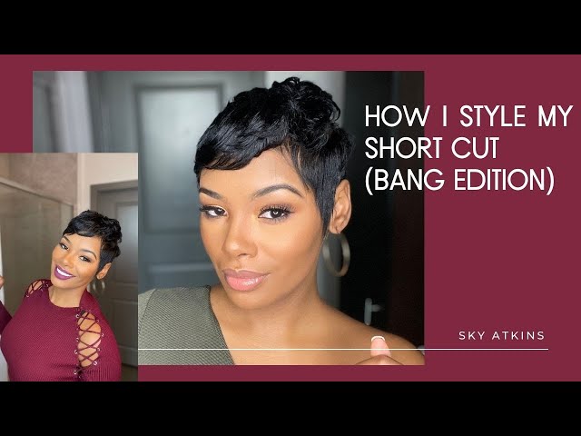 How I Style My Short Hair| Bang Edition