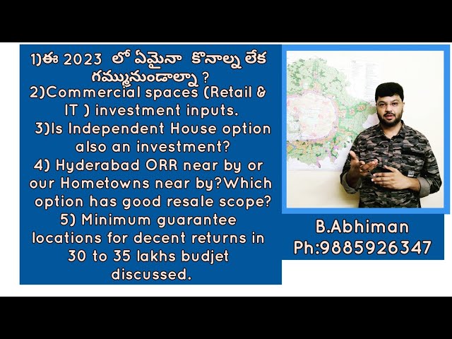 Hyderabad Real Estate Investment Inputs#Plots#Villas#Trending#ktr #modi #india