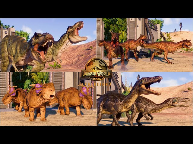 ALL 84 DINOSAURS AND REPTILES MAX EGG INTRODUCTION IN JURASSIC WORLD EVOLUTION 2