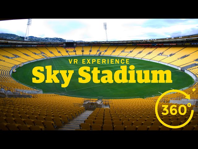 Wellington 360 VR Experience | On Field Before The Rugby At Sky Stadium