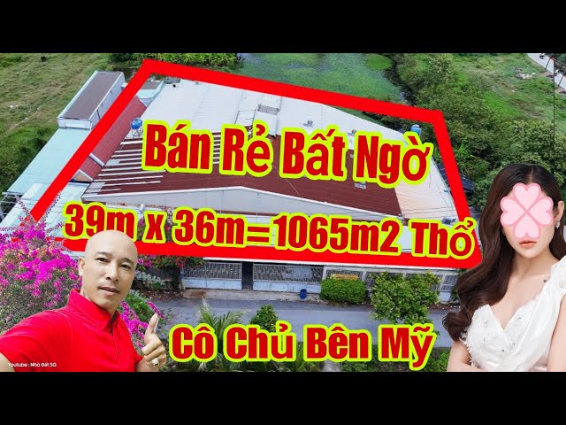 🛑CHỦ BÊN MỸ CẦN BÁN XƯỞNG 1065m2 Thổ Cư (39mx36m ) Rẻ Thật Không Thể Tin GẦN CHỢ BÌNH CHÁNH