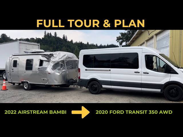 I Bought A Donor Airstream For My Transit Camper Build   Full Tour & Plan   Ep 1