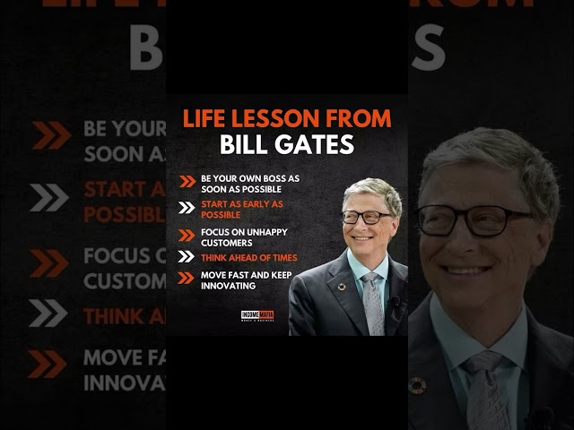 Life Lesson From Bill Gates #motivational#quotes#speech#short #viral#subscribe#youtube#facts