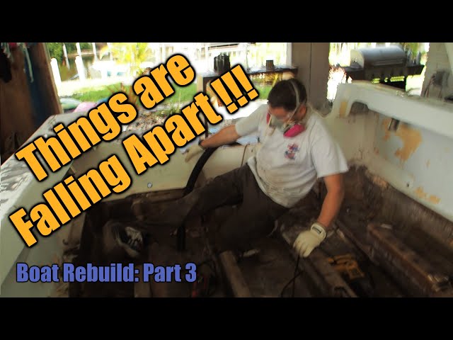 Rebuilding a 1976 Proline 24 Flat Back - Boat Rebuild Day 03