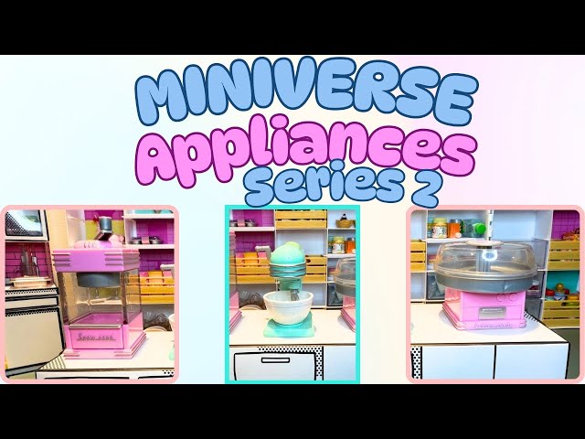 Unboxing and Crafting the NEW Miniverse Appliances Series 2!