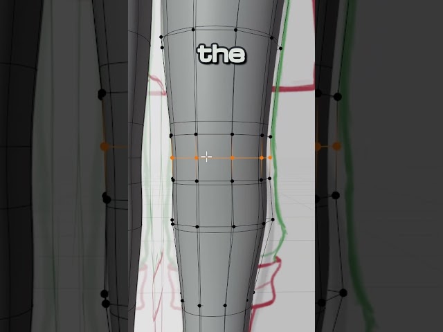 How to Make Effective Limbs for 3D Characters (Blender) #shorts