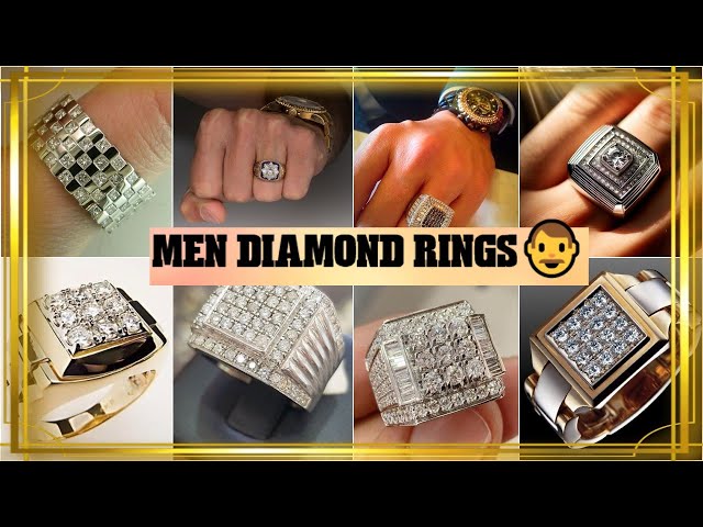 latest diamond rings||best men's diamond rings||gold diamond ring design for men