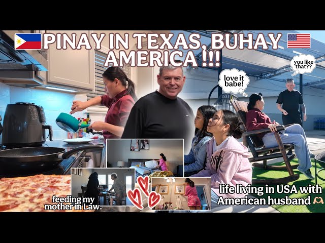 A day in the life of Pinay in Texas USA ! normal days, bahay, linis pick up ng kids sa school ✨🇺🇸🇺🇸