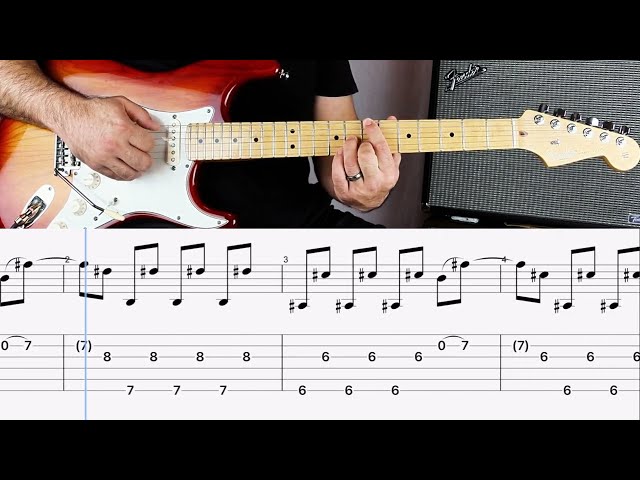 Guitar Riff Exercise 1 - Melodic and Soothing Original!