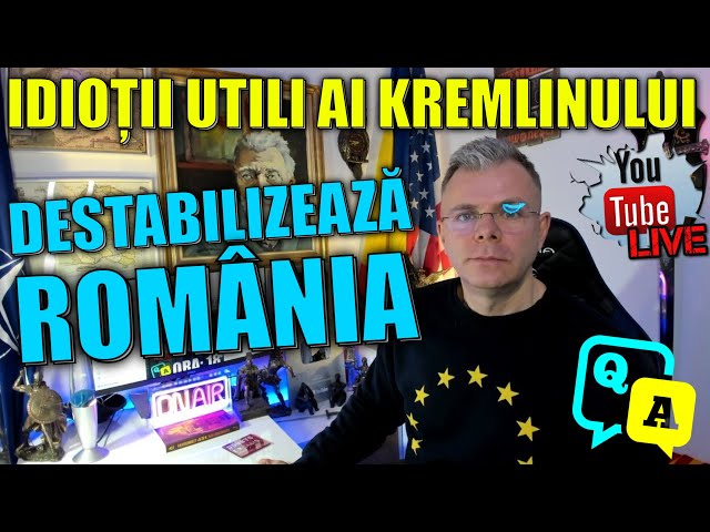 Live Q&A. Putin jubilează la Kremlin: România este grav destabilizată. Manipularea prin whataboutism