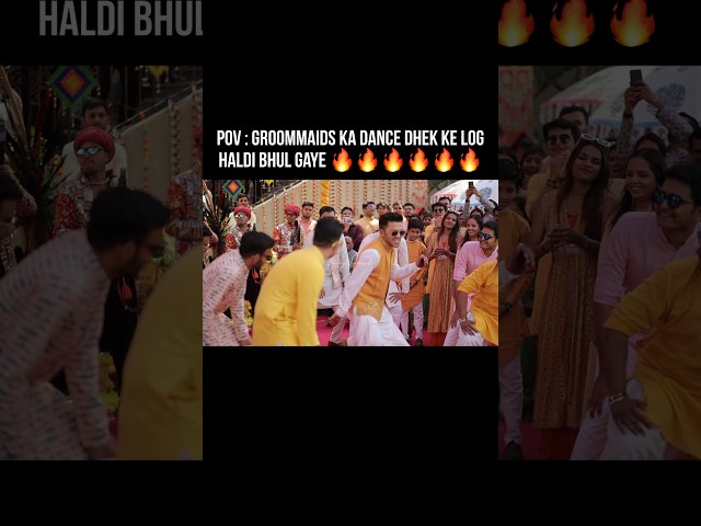 Jai Jai Shivshankar | Haldi Dance | Groomsmaids | Hrithik Roshan |Tiger #haldi #sangeetdance #viral