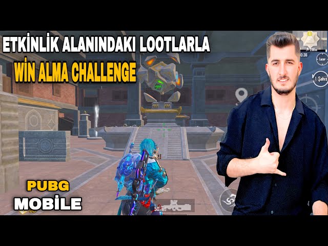 ETKİNLİK ALANINDAKI LOOTLARLA WİN ALMA CHALLENGE 😈 PUBG MOBİLE