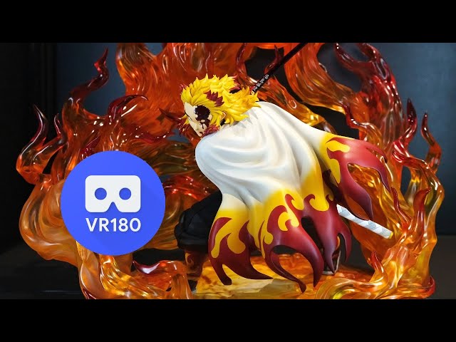 【3D VR180】フリーイング 鬼滅の刃 煉獄杏寿郎 完全版フィギュアサンプル展示立体視