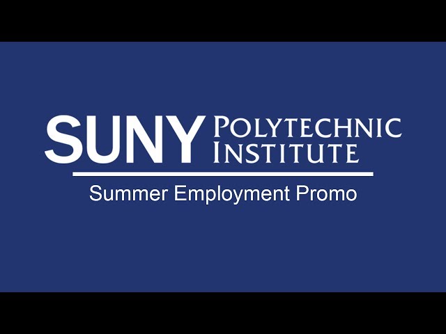 SUNY Poly Summer Employment Promo