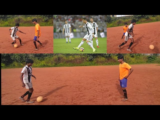 Ronaldo step over tutorial very easy cristiano ronaldo football skills learn easy football skills