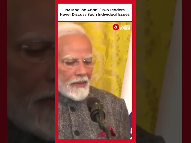 PM Modi Responds to Question on Gautam Adani During Meeting with Trump