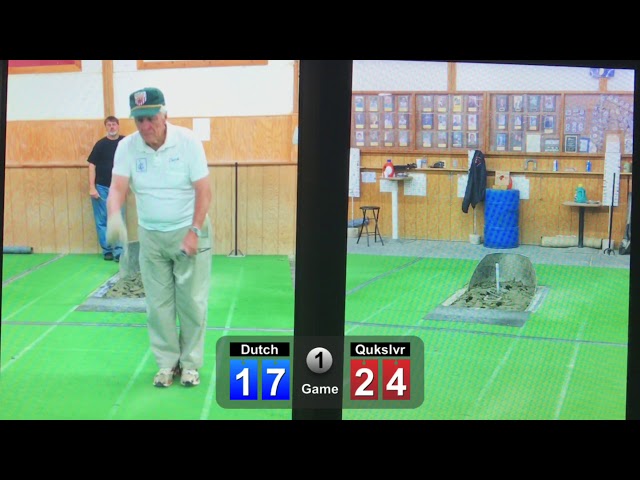 Horseshoe Pitching at the BHC Qukslvr Vs Dutch