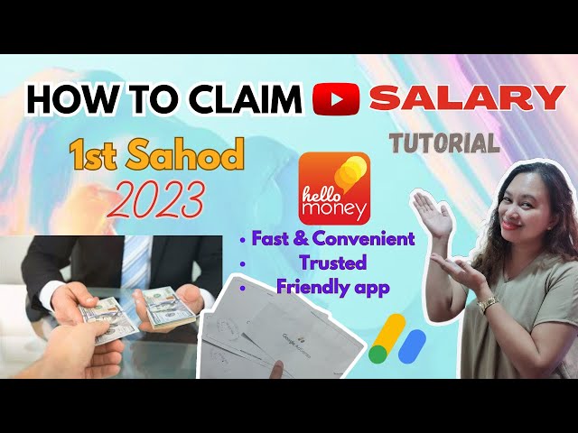 My First Ever YouTube Salary 2023 at Paano i-claim tutorial • HelloMoney AUB | Mey Mik