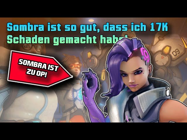 Die NEUE SOMBRA ist zu OP! (40+ Kills/17K DMG)//Overwatch 2 Beta