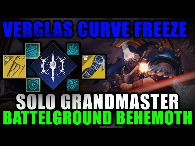 Solo Grandmaster Battleground Behemoth w/VERGLAS CURVE "STASIS WARLCOK  [Destiny 2 Episode Revenant]