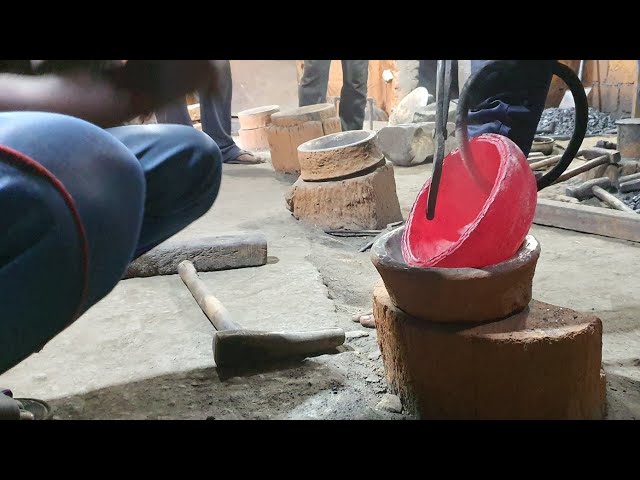 Singing bowl making Process #singingbowlproduction #singingbowl #omsingingbowl