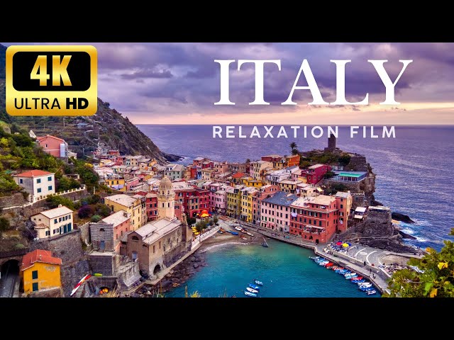 Italy in Stunning 16K VIDEO ULTRA HD 120fps - BEST DOLBY VISION | Relaxing Film