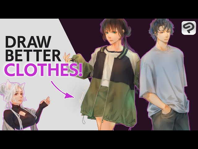 How To Draw Clothes!🖌️ With Rendering Guide | Digital Painting Tutorial #digitalart