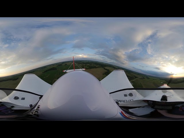 ENC : 360 Video - Few trips around the pattern in the MiniMax with the Kawasaki 440a