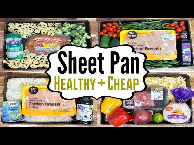 Affordable & Delicious EASY Sheet Pan Dinners | Healthy, Budget-Friendly Recipes | Julia Pacheco