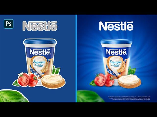 Food social media banner design I Photoshop Tutorial