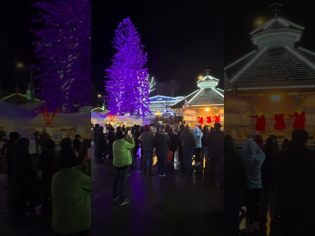 Live Christmas concert in Leavenworth  #drone #travel #photography #christmas #leavenworth #dji