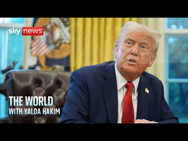 Donald Trump imposes tariffs on Canada, China and Mexico | The World with Yalda Hakim