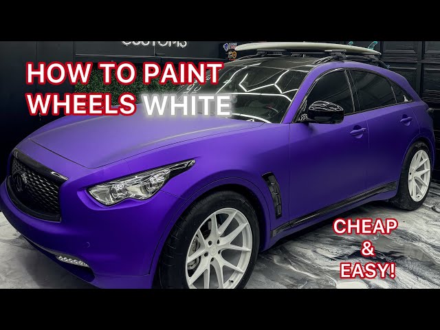 How to Properly Plastidip Wheels WHITE - So Easy!