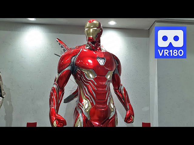 3D 180VR 4K Marvel Avengers Ironman with the most powerful Suits Ironman4 is ready