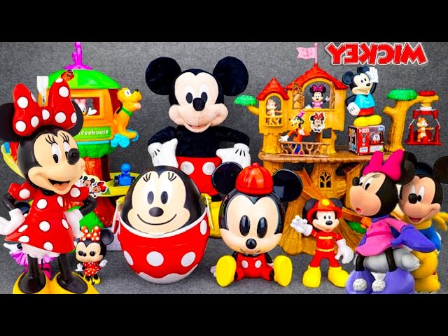 10 minute Satisfying Unboxing Disney Mickey Mouse Deluxe Clubhouse Playset | Review Toys ASMR TOYS