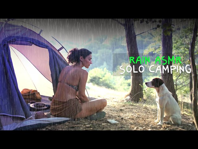 Solo Camping Girl - Forest Stream Camping: The Ultimate Weekend Relaxation Guide🎪