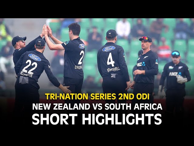 Short Highlights | New Zealand vs South Africa | 2nd ODI | Tri-Nation Series 2025 | PCB | M3J1K