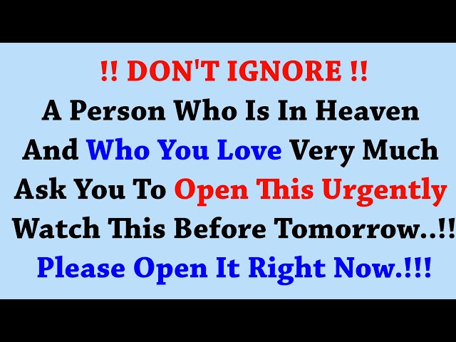 11:11💌A Person Who Is In Heaven Has An Urgent Message For You, Open Now✝️God Message Today |God Says