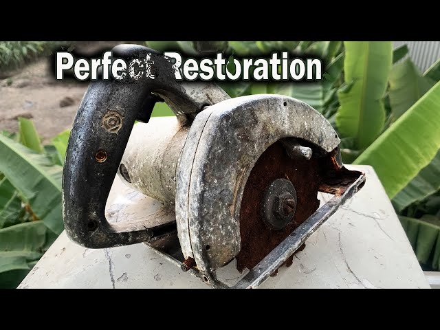 Restoration/ Antique Rusty Circular Saw Restoration | Electric Circular Rescue | Hitachi Of Japan