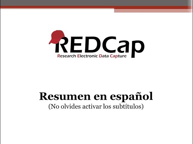 Una breve descripción de REDCap